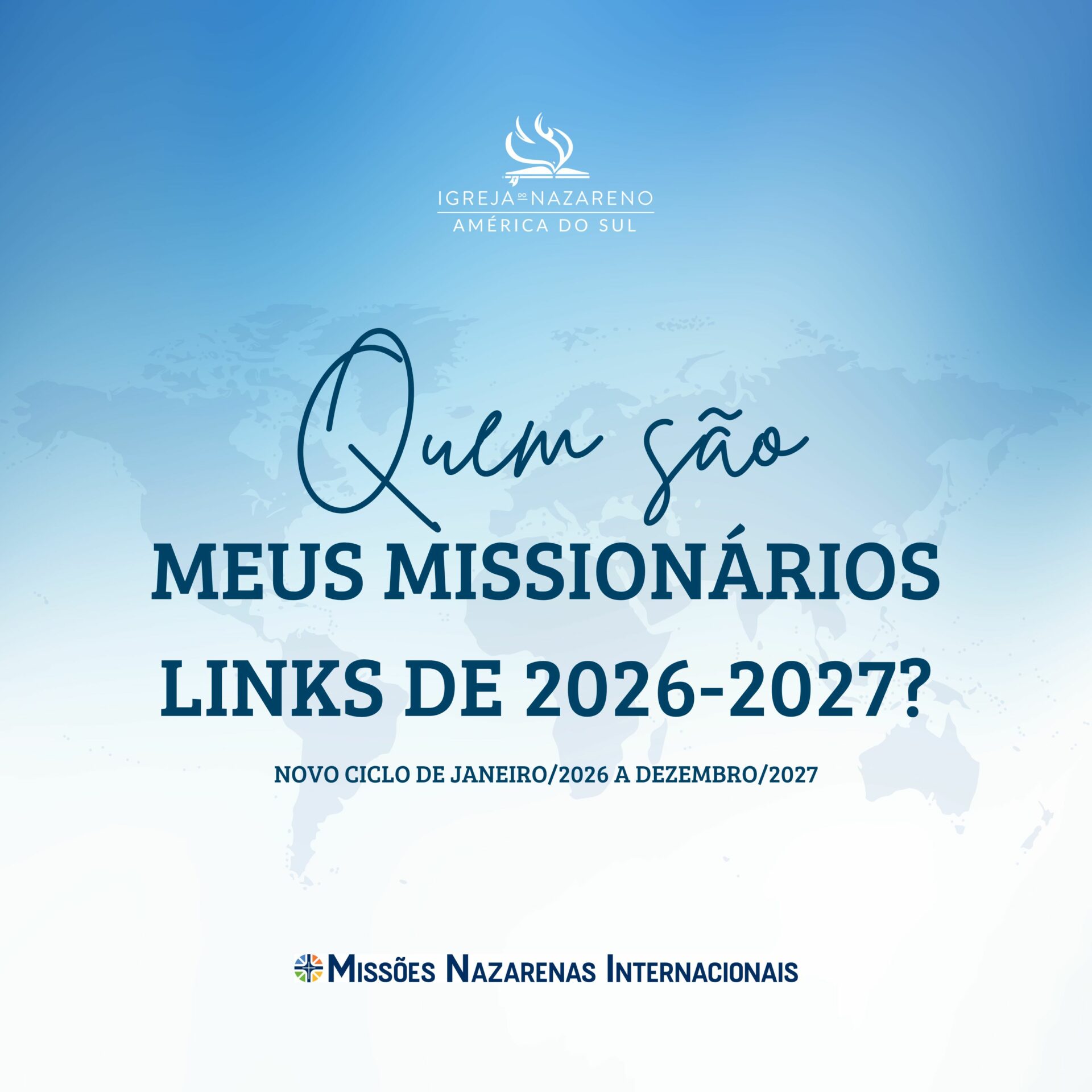 Missionários Link 2026-2027