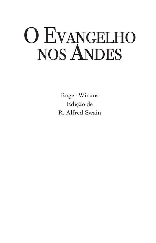 O Evangelho nos Andes