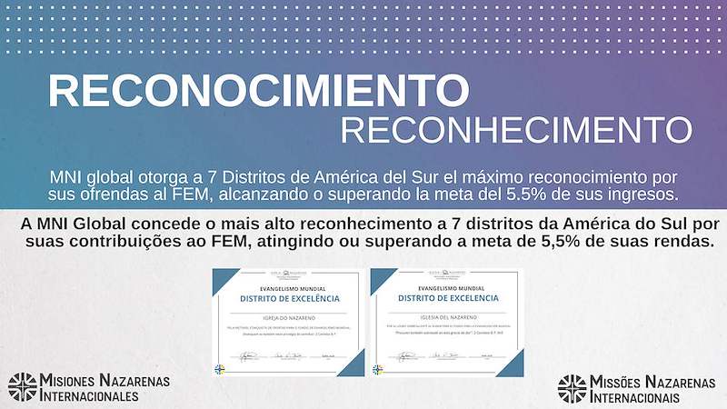 Reconocimiento a Distritos por Contribuciones al FEM